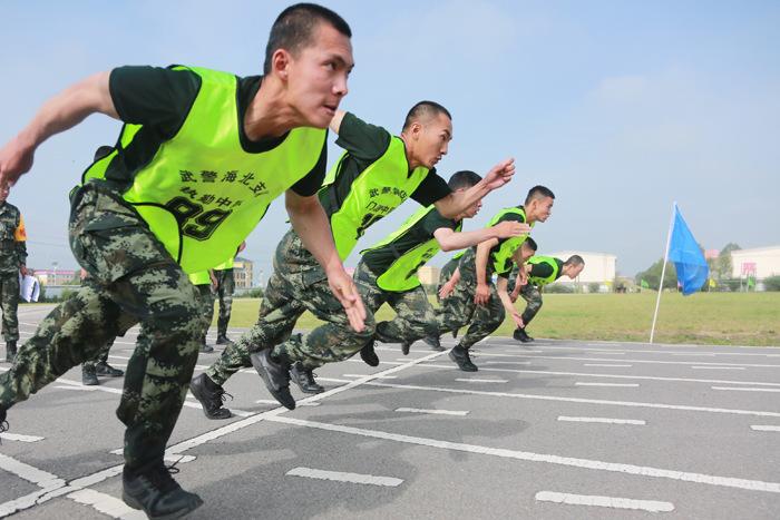 武警運動會硬核開戰 